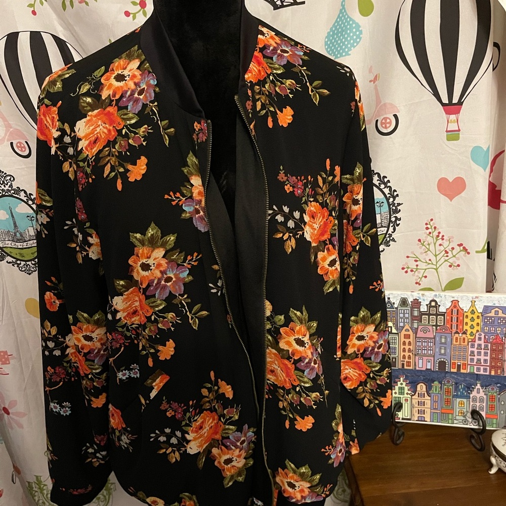 Flowered jacket